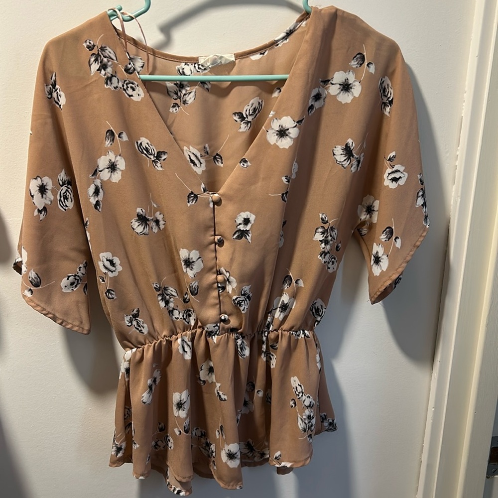 Dusty rose cute top